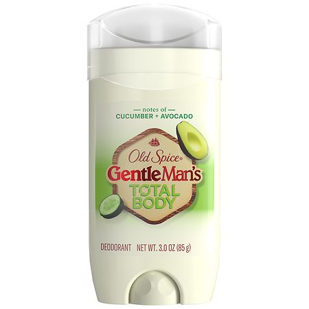Old Spice GentleMan's Blend Total Body Deodorant Cucumber and Avocado - 3.0 oz