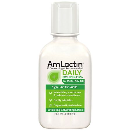 AmLactin Daily Nourish Exfoliating & Hydrating Lotion - 2.0 oz