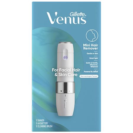 Gillette Venus Mini Facial Hair Shaver, Portable Razor - 1.0 ea