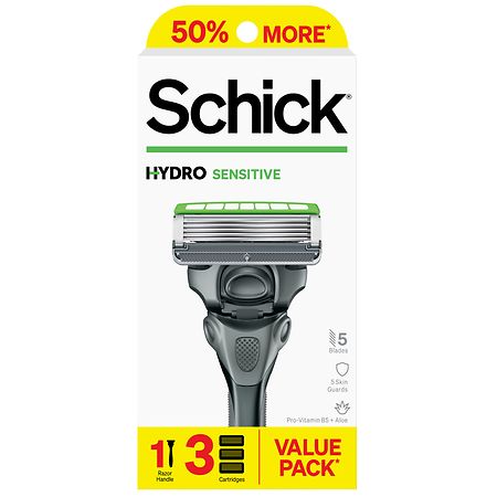 Schick Hydro5 Men's Sensitive Razor Value Pack - 1.0 set