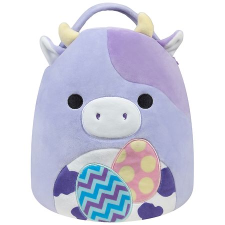 Squishmallows Cow Holding Eggs Easter Basket 10 Inch - 1.0 ea