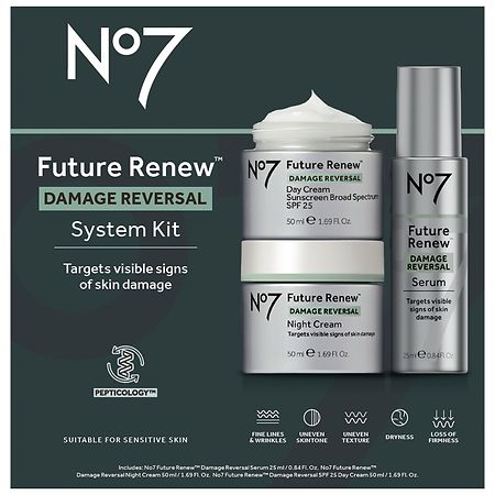 No7 Future Renew Damage Reversal Skincare System Kit - 1.0 set