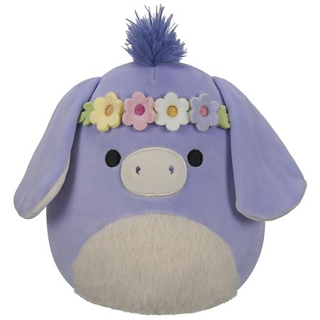 Squishmallows Donkey With Floral Headband 11 Inch - 1.0 ea
