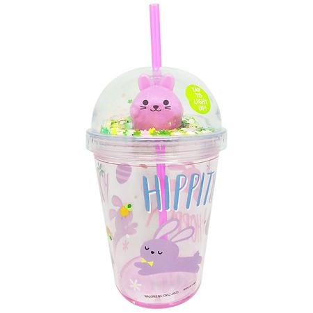 Happy Go Fluffy Bunny Light Up Dome Cup - 1.0 EA