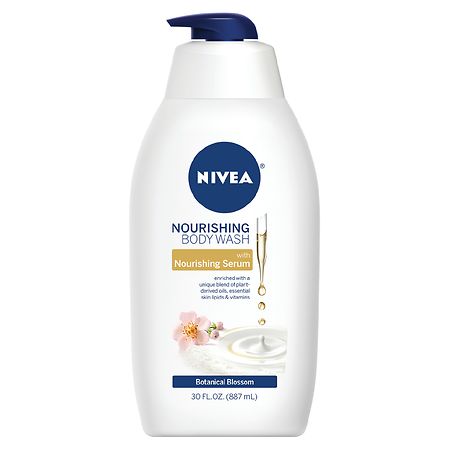 Nivea Botanical Blossom Body Wash with Pump - 30.0 fl oz