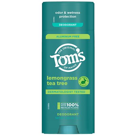 Tom's of Maine Tom's Lemongrass Tea Tree Advanced Protection Deodorant Lemongrass Tea Tree - 3.25 oz