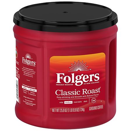 Folgers Ground Medium Classic Roast Coffee - 25.9 oz