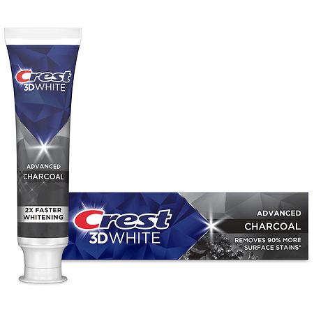 Crest 3D White Advanced Charcoal Toothpaste - 3.3 oz