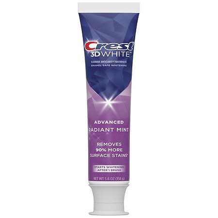 Crest 3D White Advanced Toothpaste Radiant Mint - 5.6 oz