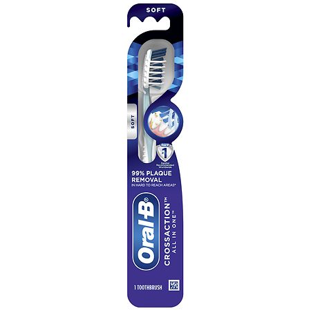 Oral-B CrossAction Toothbrush, Deep Plaque Removal - 1.0 ea
