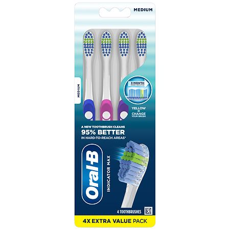 Oral-B Indicator Max Toothbrushes - 4.0 ea