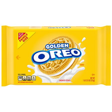 Oreo Sandwich Cookies Golden - 18.12 oz