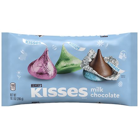 Hershey's Kisses Milk Chocolate Treats Bag Milk Chocolate - 10.1 oz