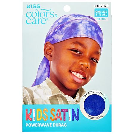 Kiss Colors & Care Powerwave Durag, Kids Satin - 1.0 ea