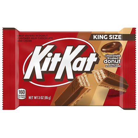 Kit Kat Wafer King Size Candy Bar Chocolate Frosted Donut - 3.0 oz