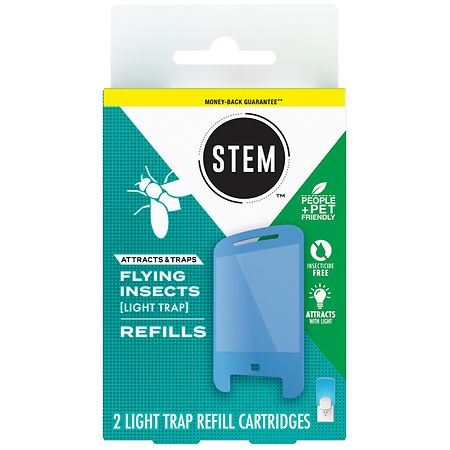 STEM Light Trap Refills, Attracts and Traps Flying Insects - 2.0 ea