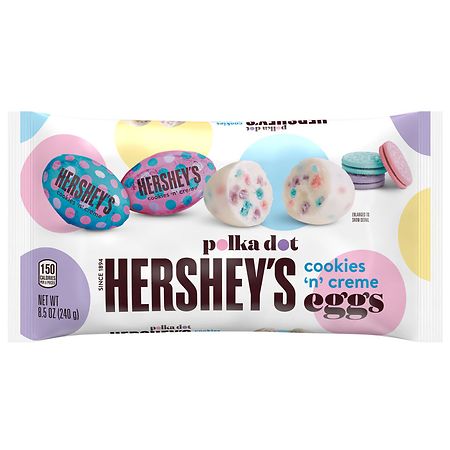 Hershey's Eggs, Polka Dot Cookies 'n' Creme - 8.5 oz