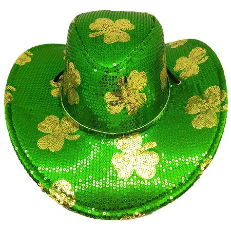 Festive Voice St. Patrick's Day Cowboy Hat - 1.0 ea