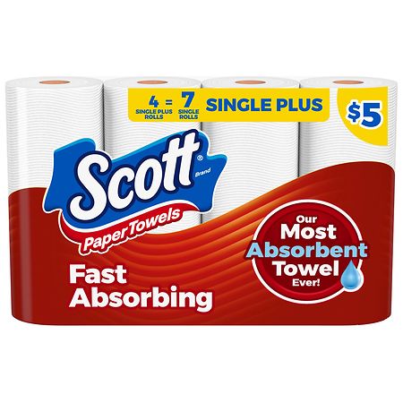Scott Paper Towels, Choose-A-Sheet - 88.0 ea x 4 pack