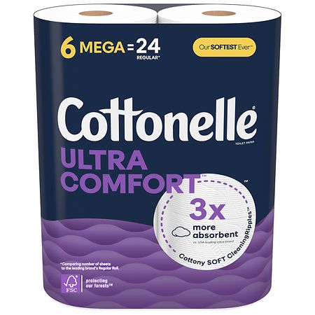 Cottonelle Ultra ComfortCare Toilet Paper - 244.0 ea x 6 pack
