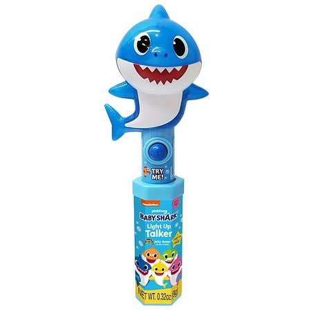 Baby Shark Light Up Talker Toy and Candy - 0.32 OZ