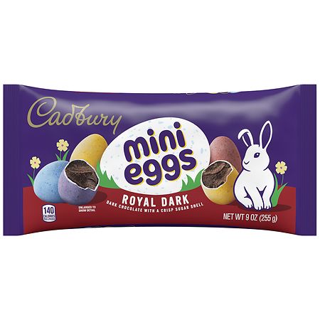 Cadbury Mini Eggs Royal Dark Chocolate With A Crisp Sugar Shell - 9.0 oz