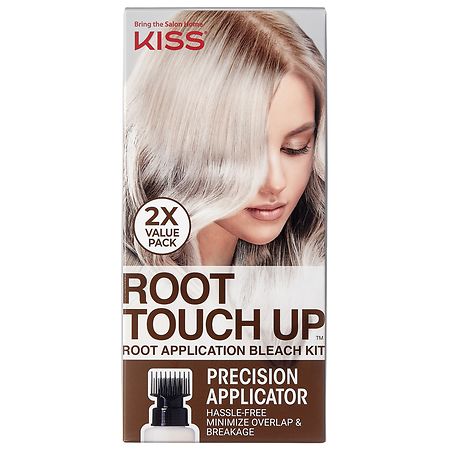 Kiss Colors & Care Root Touch Up Complete Bleach Application Kit - 1.0 set