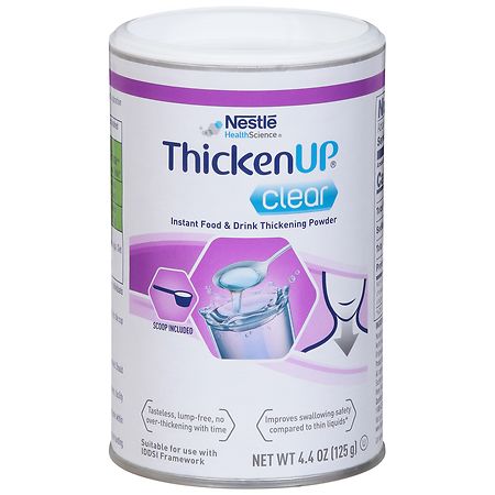 Nestle Health Science ThickenUp Clear Instant Food & Drink Thickening Powder - 4.4 oz