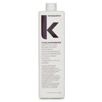 Kevin.MurphyYoung.Again.Masque (Immortelle and Baobab Infused Restorative Softening Masque - To Dry Damaged or Brittle Hair) 1000ml/33.8oz