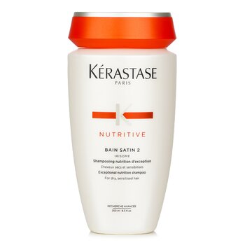 KerastaseNutritive Bain Satin 2 Exceptional Nutrition Shampoo (For Dry, Sensitised Hair) 250ml/8.5oz