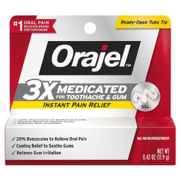Orajel Maximum 3X For Toothache & Gum Pain Gel - 0.42 oz