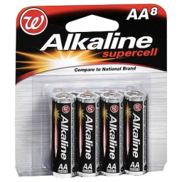 Walgreens Alkaline Supercell Batteries AA - 8.0 Each