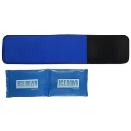 I.C.E. Down Neoprene Ice Pack Gel, Cold Wrap Therapy, Pain Relief - Leg, Knee, Wrist, Ankle - Medium 1.0 set