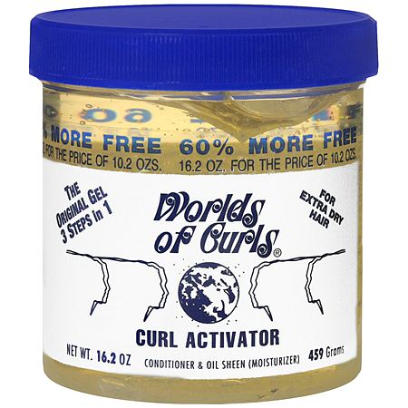 Worlds Of Curls Curl Activator Conditioner & Oil Sheen Gel - 16.0 Ounces