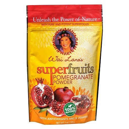 Wai Lana Super Fruits Powder Dietary Supplement Pomegranate - 7.0 Ounces