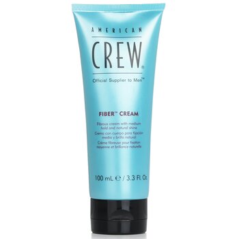 American CrewMen Fiber Cream Fibrous Cream (Medium Hold and Natural Shine) 100ml/3.3oz