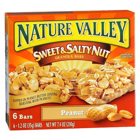 Nature Valley Sweet & Salty Nut Granola Bars Peanut - 1.2 oz x 6 pack